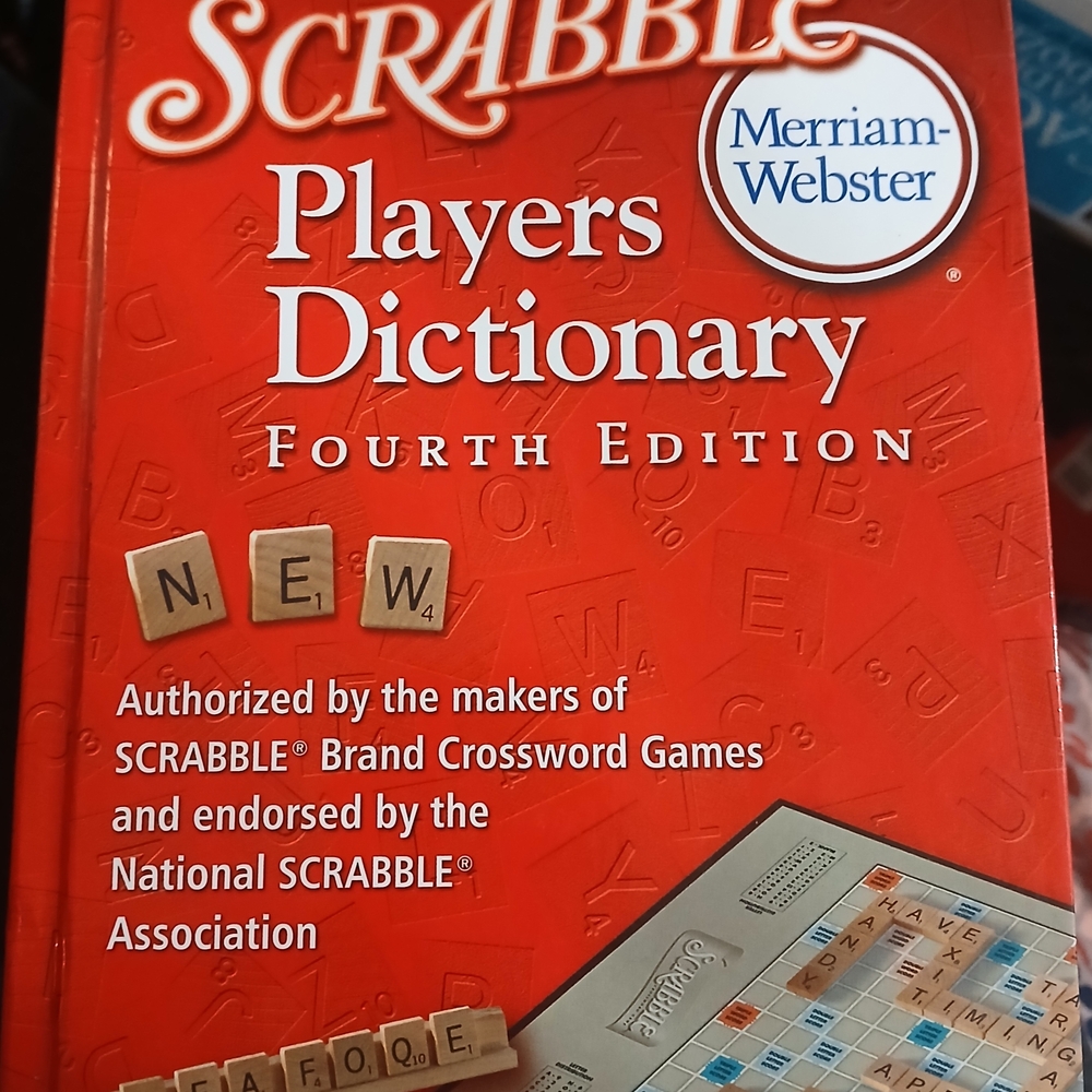 Red Board Game Scrabble Players Dictionary